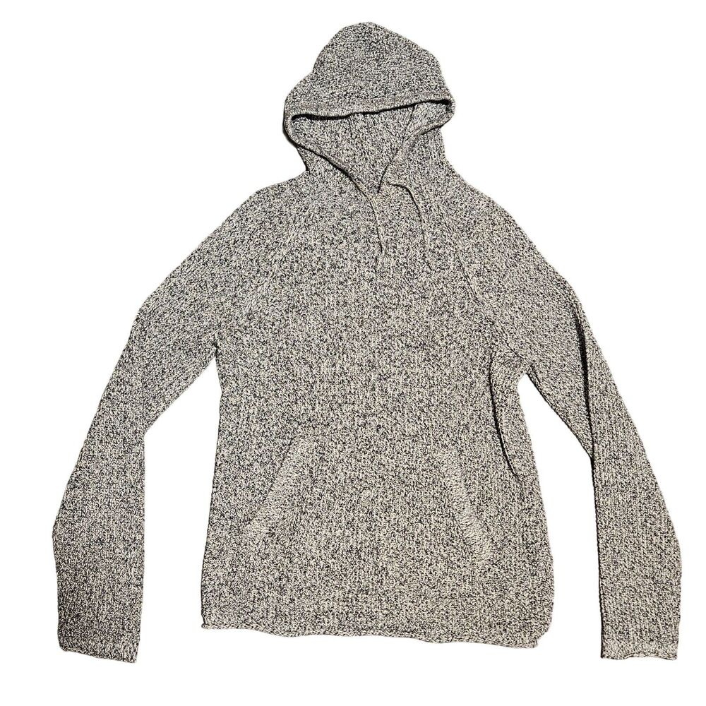 Abercrombie & Fitch Women's Sweater Hoodie Heavy Size Medium Blue White